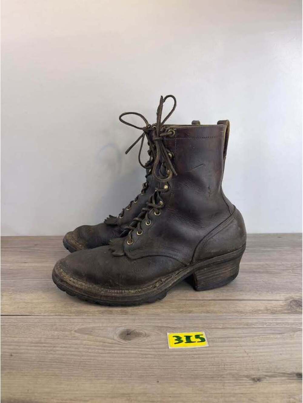 White's Boots Smokejumper Brown Leather Logger Work Boots Mens Size 8.5 E